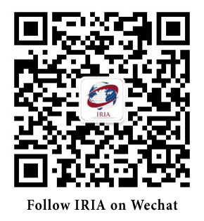 Scan QR code to follow IRIA on wechat