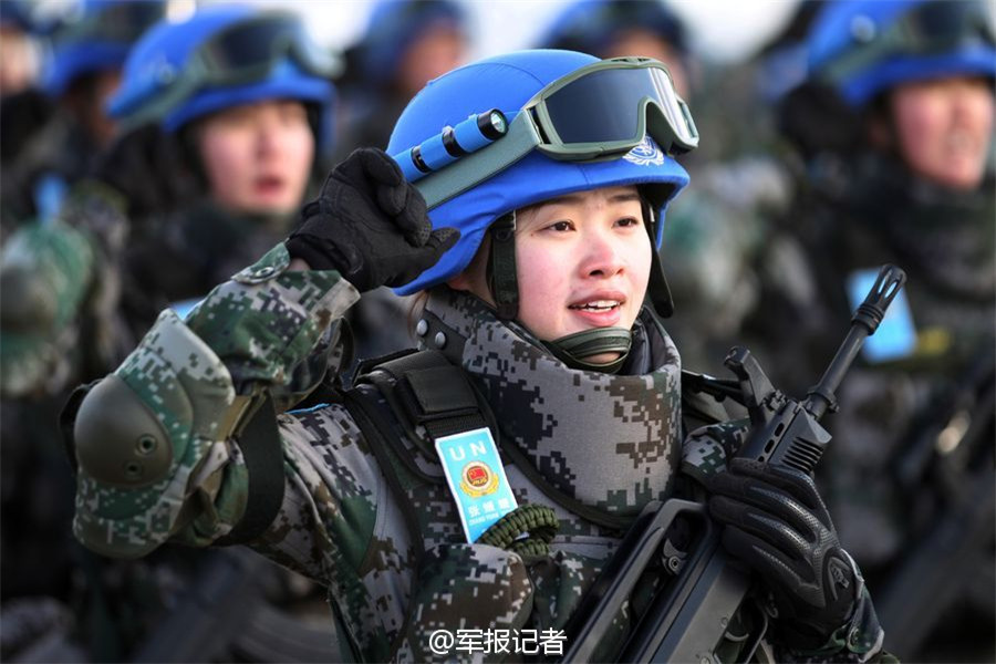 China’s first infantry to participate in a UN peacekeeping mission