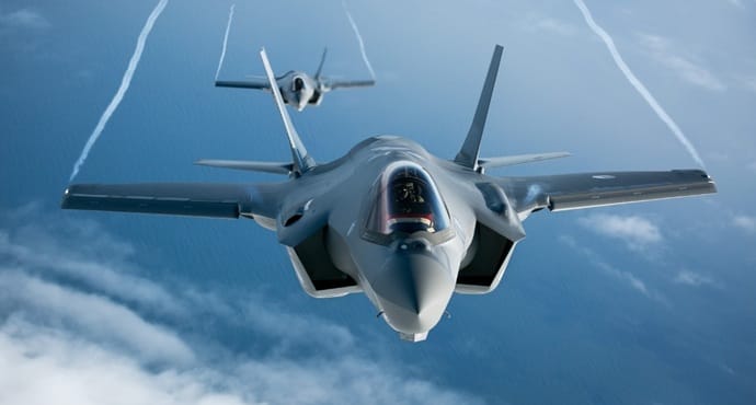 The Netherlands Air Force F-35 jets