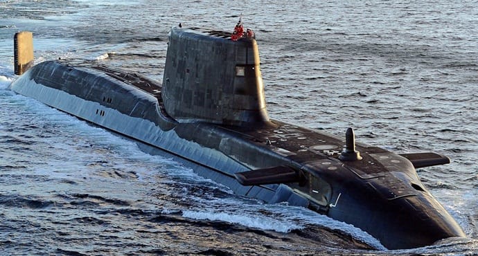 UK Royal Navy's Astute-class submarine HMS Ambush